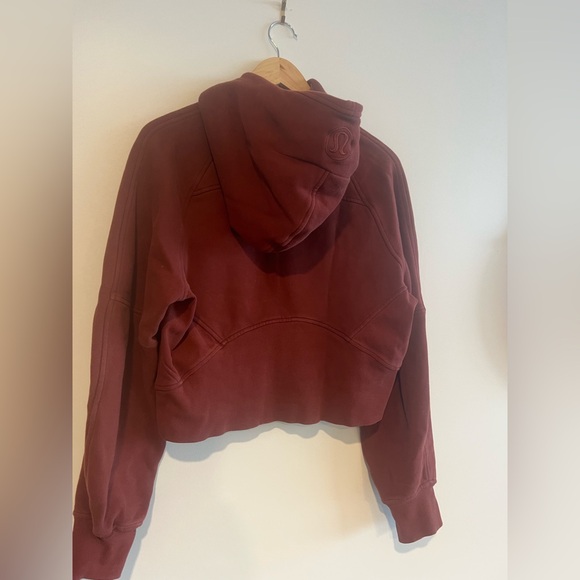 Lululemon scuba oversized half-zip hoodie in Date Brown - Picture 4 of 8